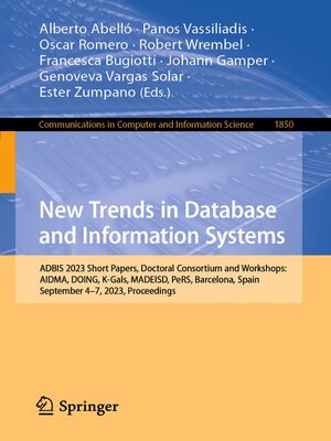 cover image of New Trends in Database and Information Systems